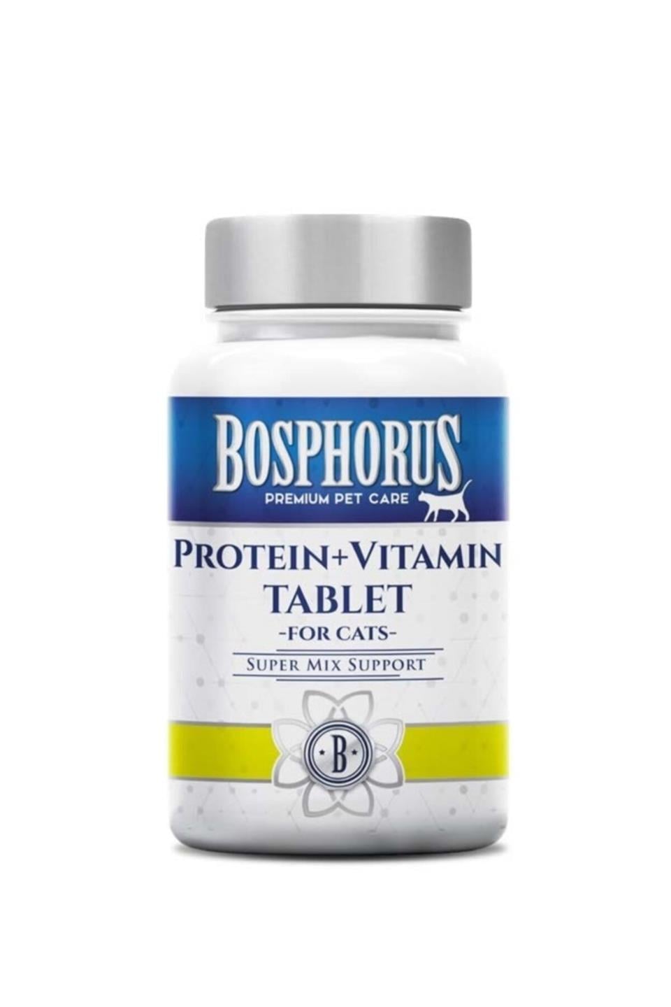 Bosphorus Kediler için Protein + Vitamin Tablet 60 Adet