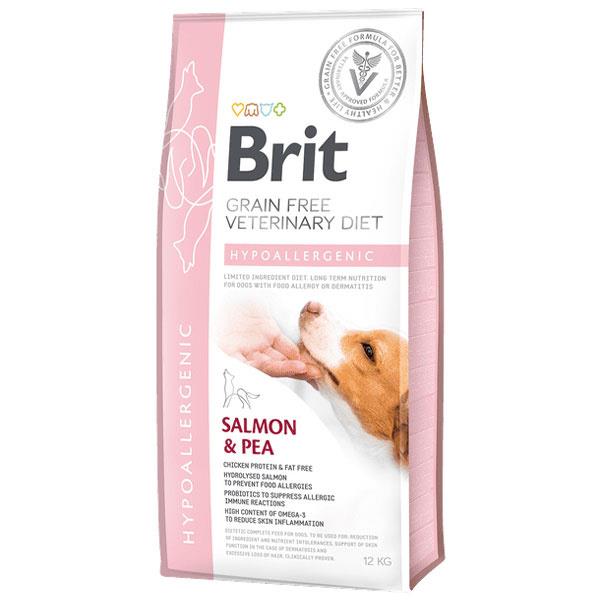 Brit Veterinary Diet Hypo-Allergenic Tahılsız Cilt Sağlığı Destekleyici Somonlu Köpek Maması