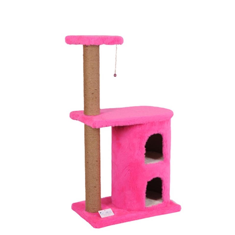 Cat Hause S03 İki Yuvalı Kedi Tırmalama Evi