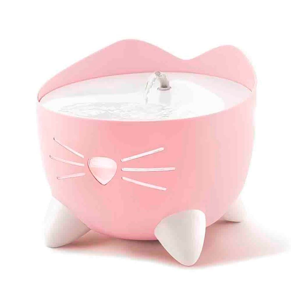 Catit Pixi Fountain Led Seviye Göstergeli Otomatik Kedi Su Sebili Pembe 2Lt