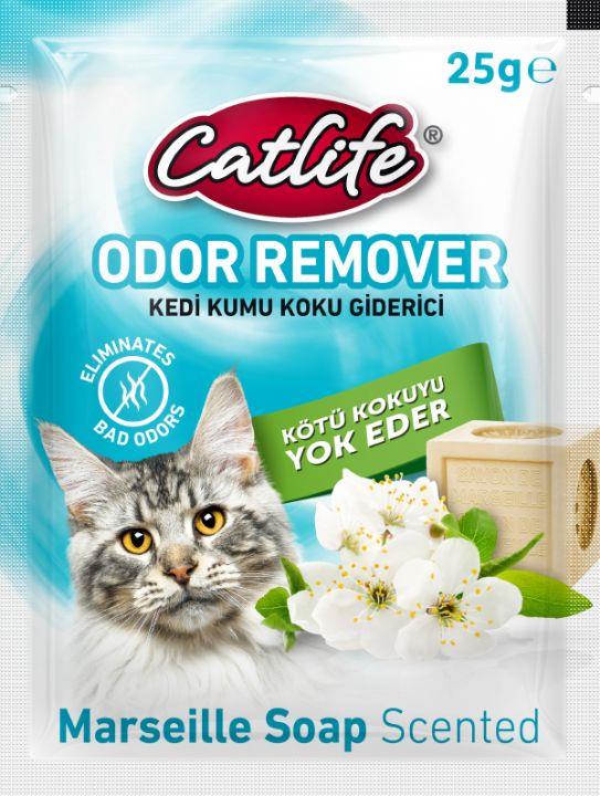 CATLİFE KEDİ KUMU KOKU GİDERİCİ MARSİLYA SABUNLU 25GR 