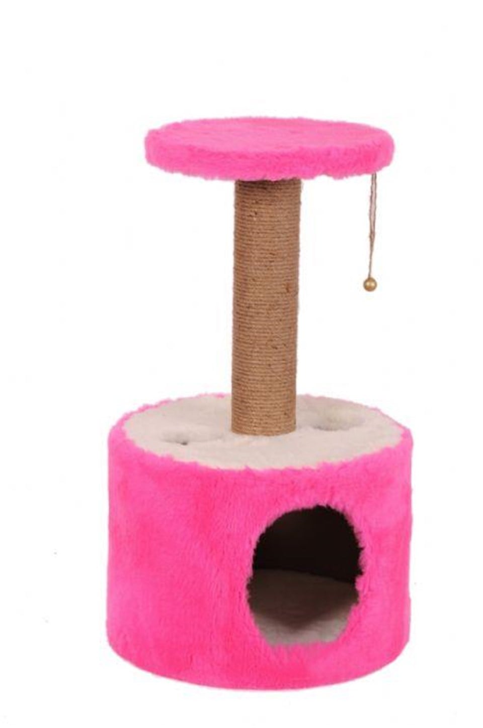 CATLİFE SİLİNDİR YUVALI TIRMALAMA PEMBE 72CM