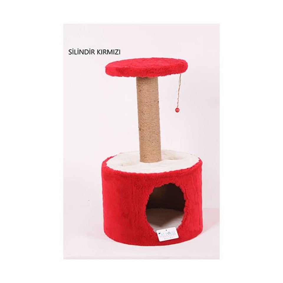 CY02K-CATLİFE SİLİNDİR YUVALI TIRMALAMA KIRMIZI 72CM