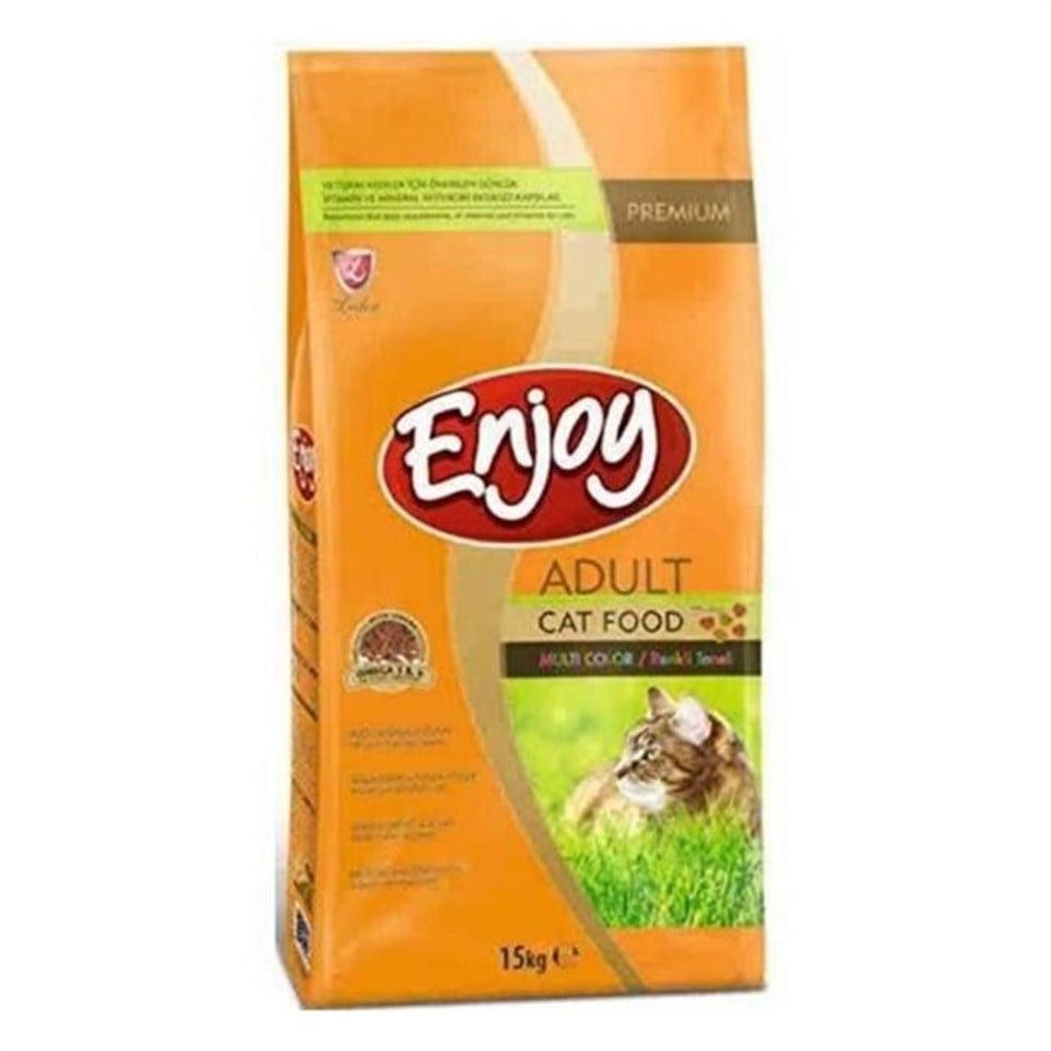 ENJOY 15KG ADULT CAT MULTICOLOR CHICKEN