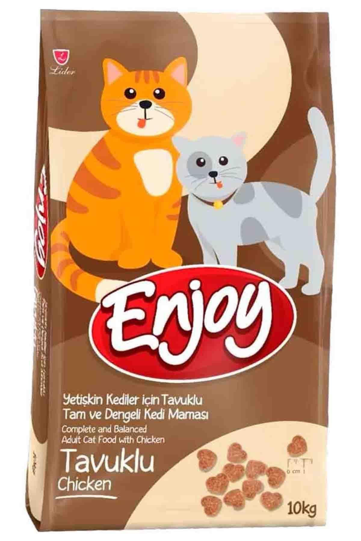 Enjoy Tavuklu 10 kg Yetişkin Kedi Maması
