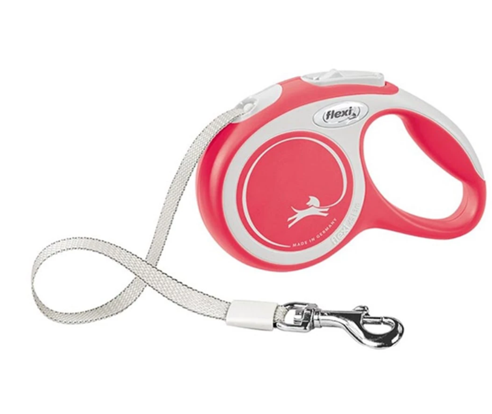 Flexi New Comfort Otomatik Kırmızı Şerit Gezdirme Xsmall 3 Metre