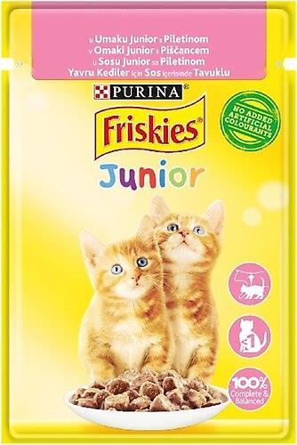 Friskies Junior - Tavuklu Yavru Kedi Yaş Maması - 85 gr x 10 Adet