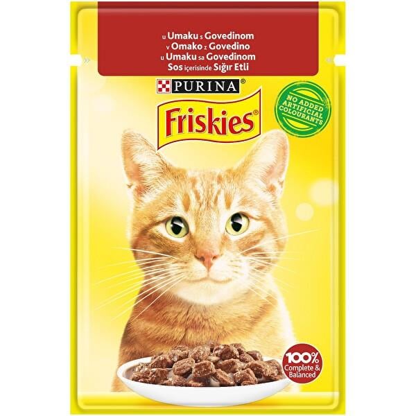 Friskies Sığır Etli 85 gr Yetişkin Kedi Yaş Maması