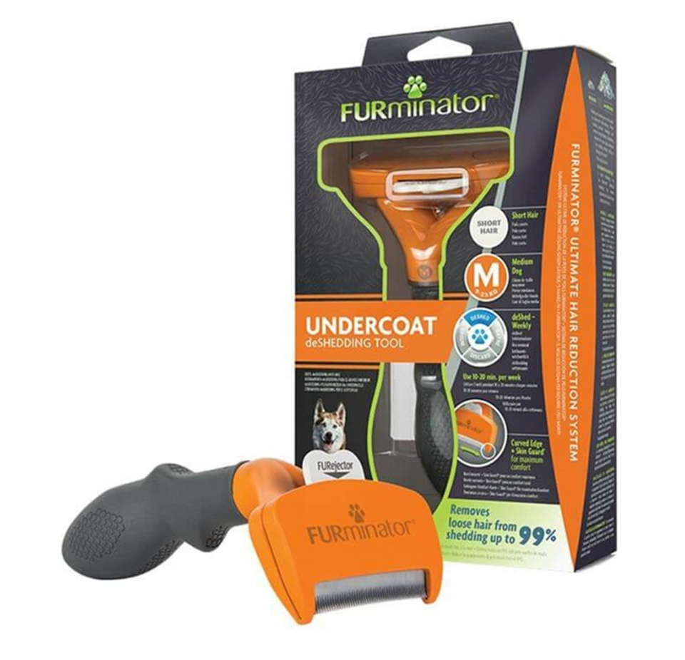 Furminator Short Hair Kısa Tüylü Köpek Tarağı Medium