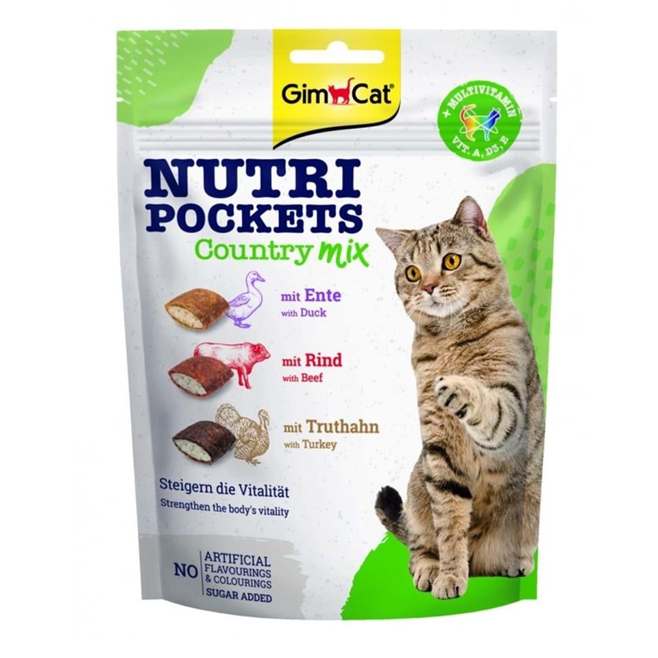 Gim Cat Nutripockets Kedi Ödülü Country Mix 150Gr