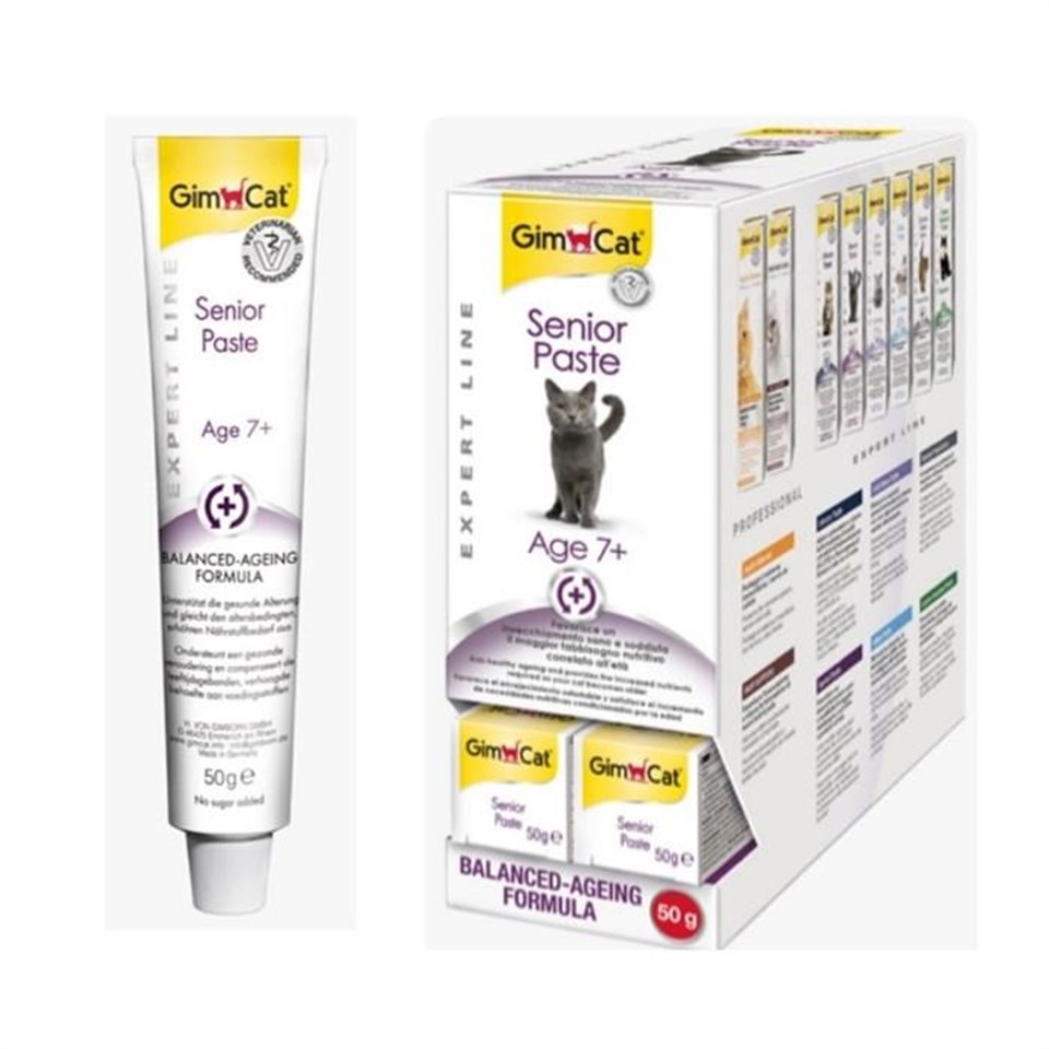Gimcat Kedi Macunu Senior Paste 50 Gr