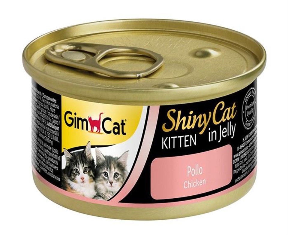 GimCat ShinyCat Tavuk Etli Jöleli Yavru Kedi Konservesi 70 Gr