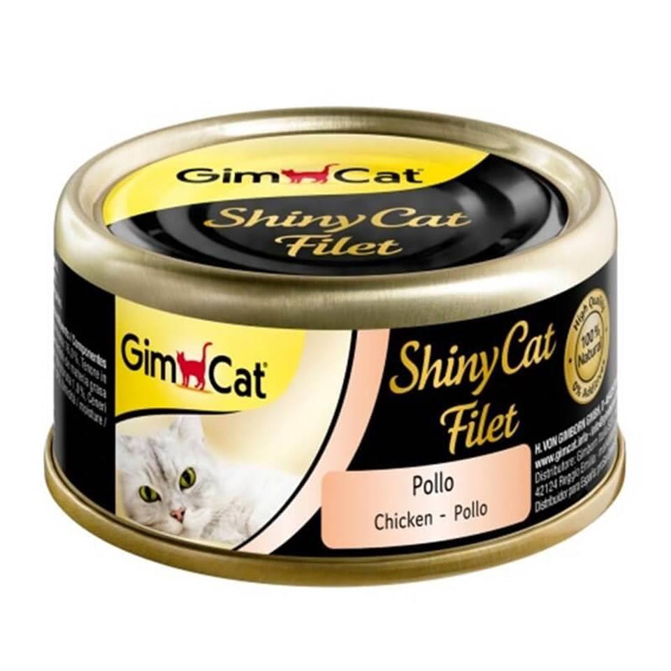GimCat ShinyCat Tavuk Kıyılmış Fileto Kedi Konservesi 70 Gr