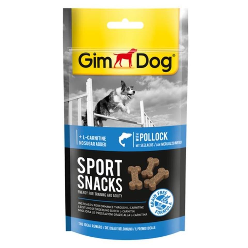 GimDog Sportsnacks Coalfish - Kömür Balıklı Ödül Tableti 60 gr