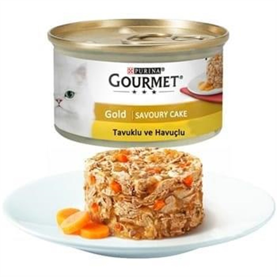 GOURMET GOLD Svry Cake  Tavuk&Havuç 85g