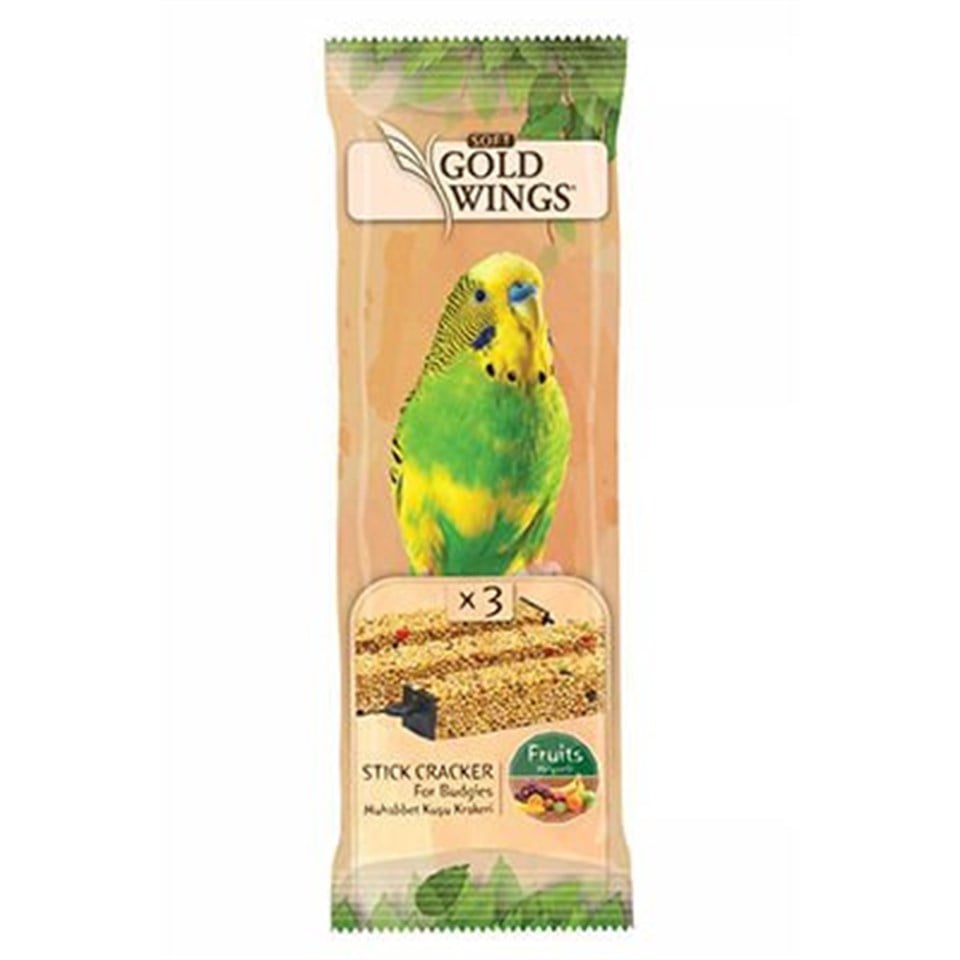 GWC-047 GOLD WİNGS MEYVELİ 3LÜ MUHABBET KRAKERİ 