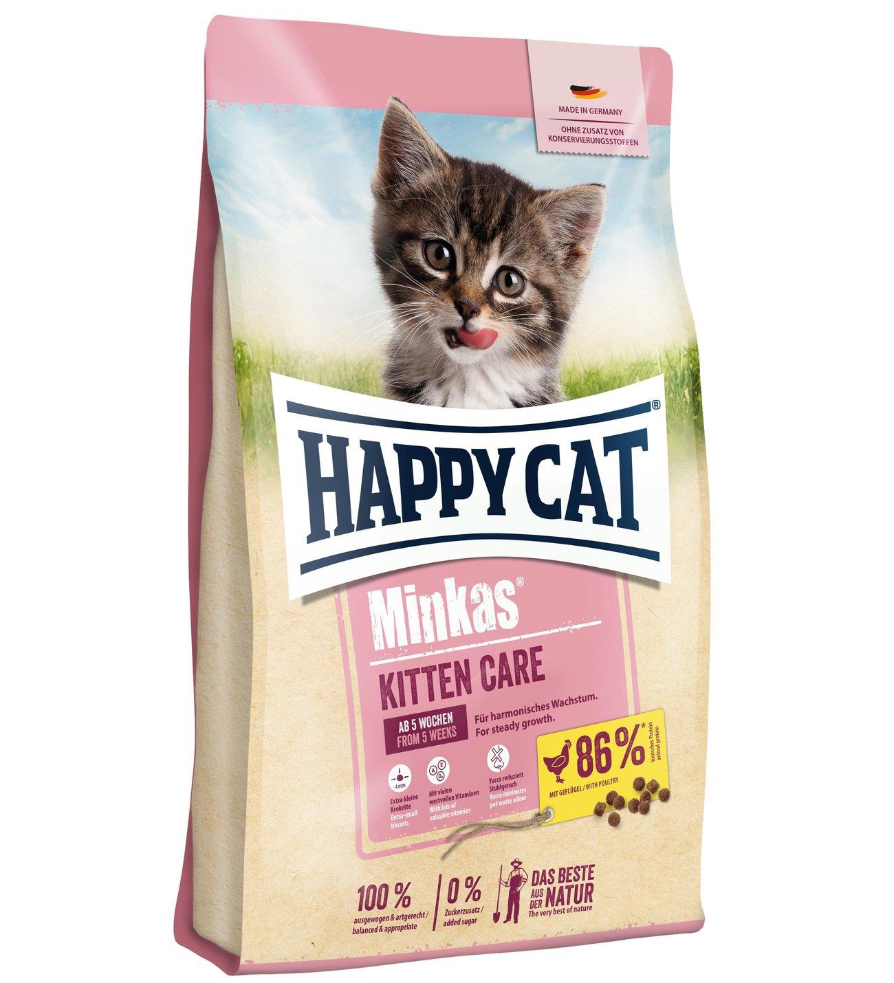 Happy Cat Minkas Kitten Tavuklu 1.5 kg Yavru Kedi Maması