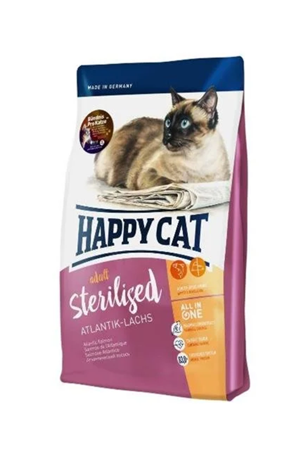 Happy Cat Sterilised Atlantic 4 Kg Somon Kısırlaştırılmış Kuru Kedi Maması