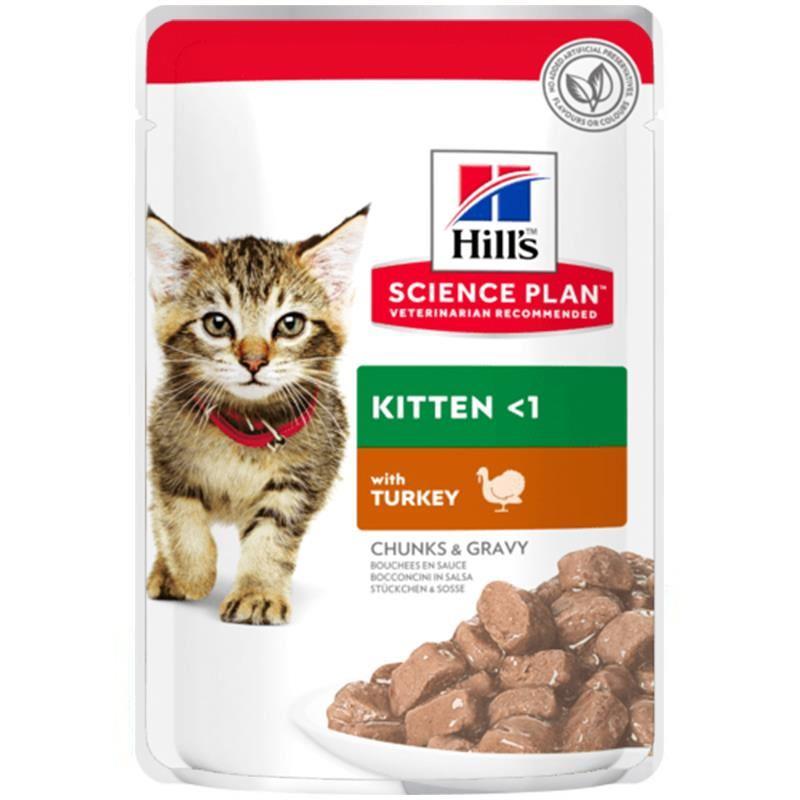 Hills Chunks In Gravy Kitten Hindi Etli Yavru Kedi Konservesi 85 Gr