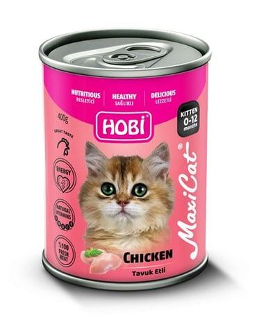 Hobi Maxicat Tavuklu 400 gr Yavru Konserve Kedi Maması