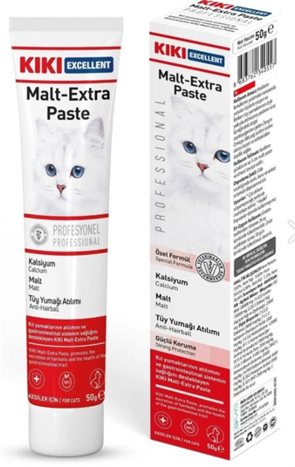 Kiki Excellent Kedi Malt-extra Paste - Kedi Macunu - Kedi Tüy Yumağı Kontrol Maltı 50gr