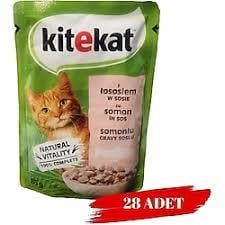 Kitekat Somonlu Yaş Kedi Maması Pouch 85 gr x28 Adet