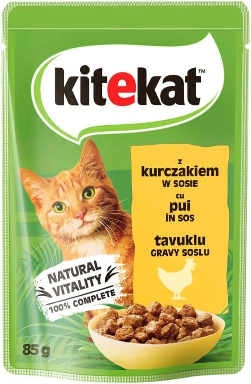 Kitekat Tavuklu Yaş Mama Pouch 85 gr