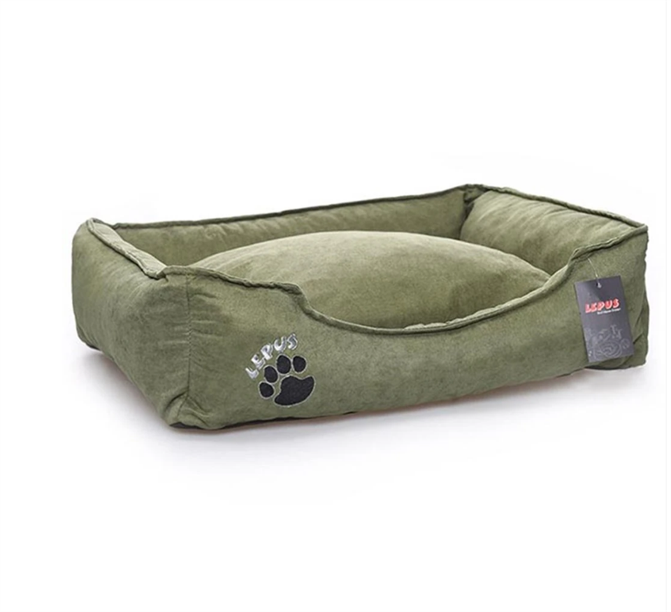 Lepus Soft Köpek Yatağı Large Yeşil