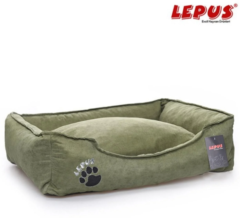 Lepus Soft Köpek Yatağı Small Yeşil