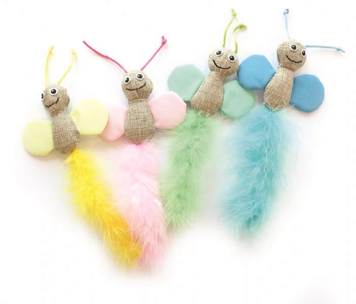 M-PETS BUTTERFLY KEDİ OYUNCAĞI MİX COLOR