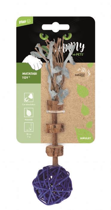 M-PETS CHARMY AMULET MATATABİ KEDİ OYUNCAĞI BLUE