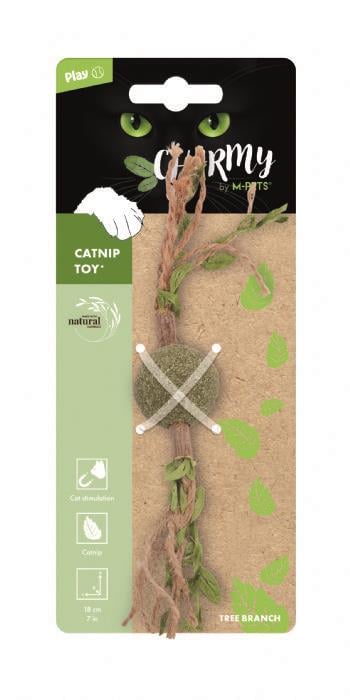 M-PETS CHARMY BRANCY CATNİPLİ KEDİ OYUNCAĞI GREEN