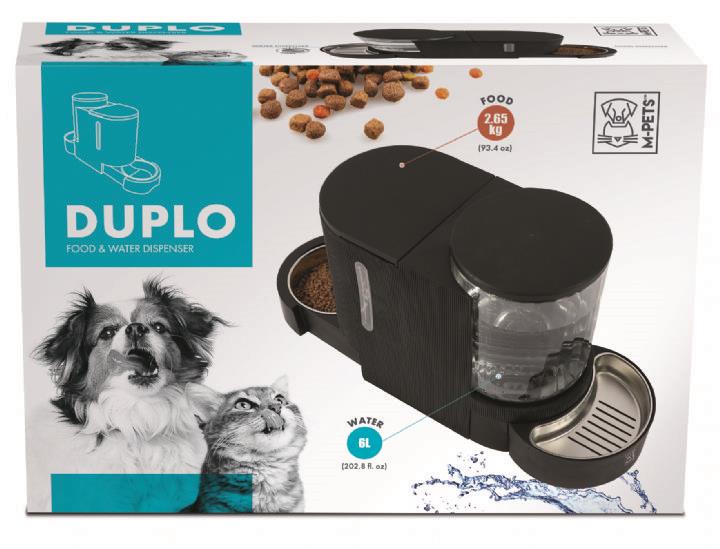 M-PETS DUPLO MAMA ve SU KABI HAZNELİ BLACK 6L/2,65KG