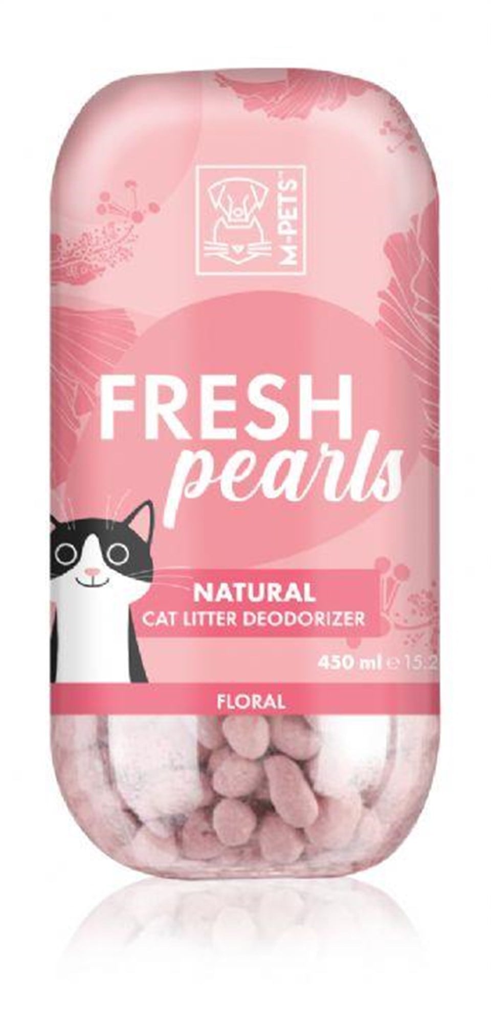 M-PETS FRESH PEARLS KEDİ KUMU DEODORANT ÇİÇEK KOKULU 450ML