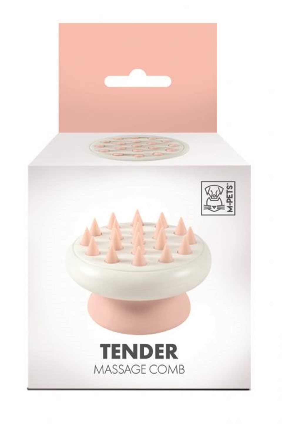 M-PETS TENDER DİKEN UCLU MASAJ FIRÇASI PİNK