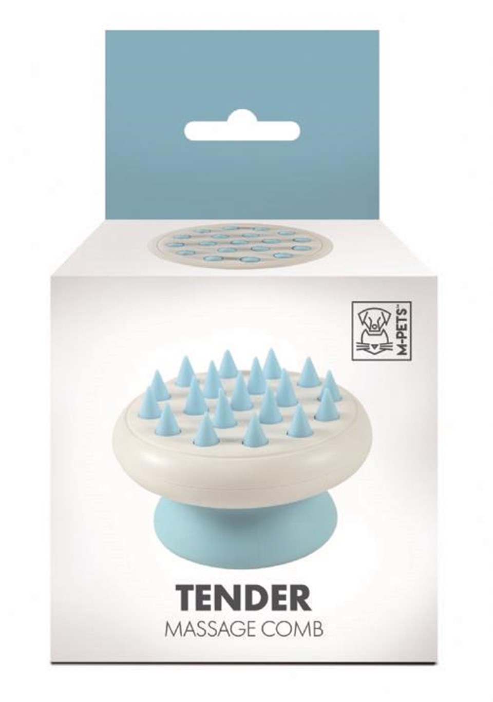 M-PETS TENDER DİKEN UCLU MASAJ FIRÇASI BLUE