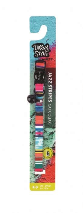 M-PETS URBAN STYLE JAZZ STRIPES KEDİ BOYUN TASMASI