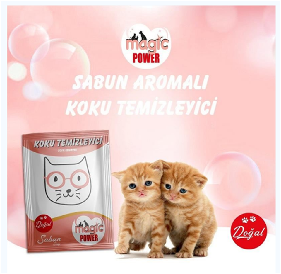 Magic Power Kedi Kumu Koku Giderici Sabun Kokulu 25 Gr