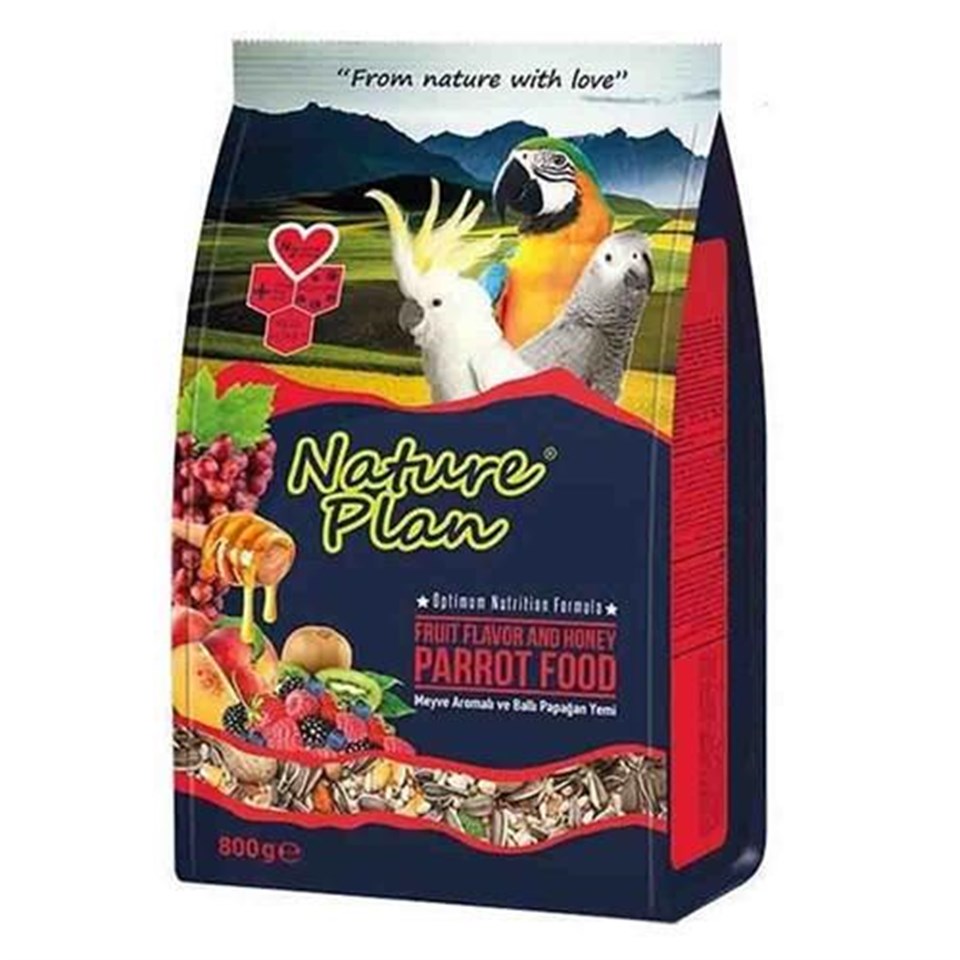 NATURE PLAN PAROT YEMİ 800 GR