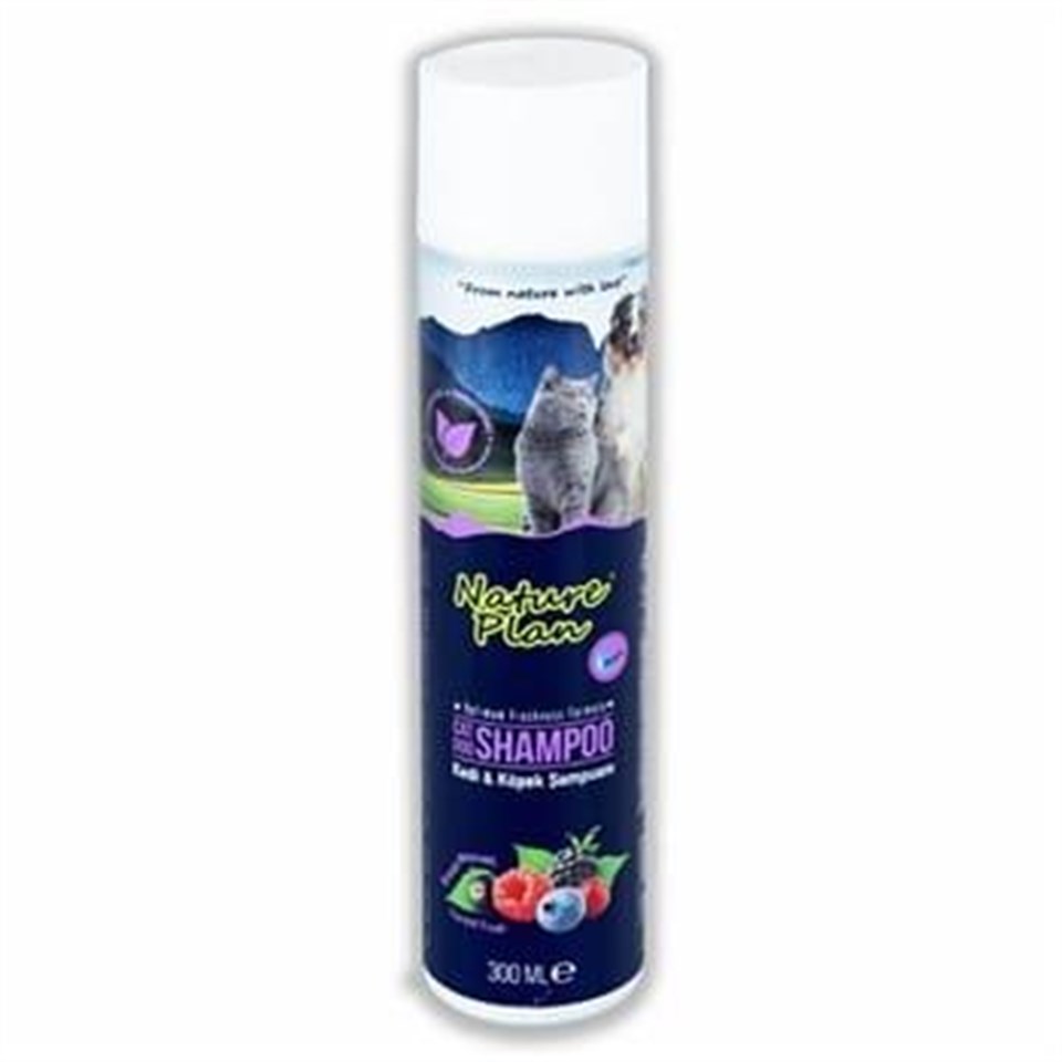 Nature plan pudralı kedi köpek  şampuanı 300 Ml