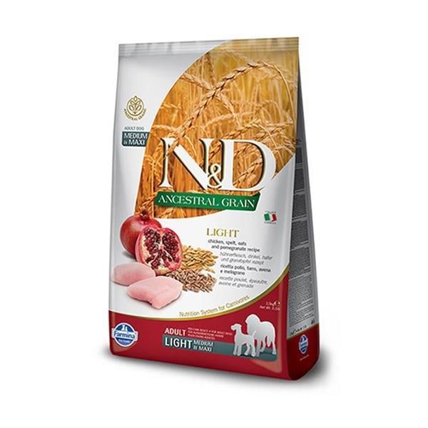 N&D Ancestral Grain Tavuklu ve Narlı Orta ve Büyük Irk Ata Tahıllı Diyet Yetişkin Köpek Maması 12kg