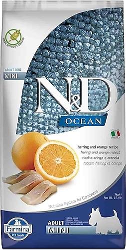 N&D Ocean Ringa Balıklı ve Portakallı 7 kg Küçük Irk Yetişkin Köpek Maması