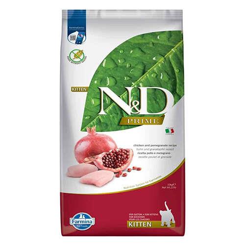 ND Tahılsız Kitten Tavuk Nar Yavru Kedi Maması 10 Kg