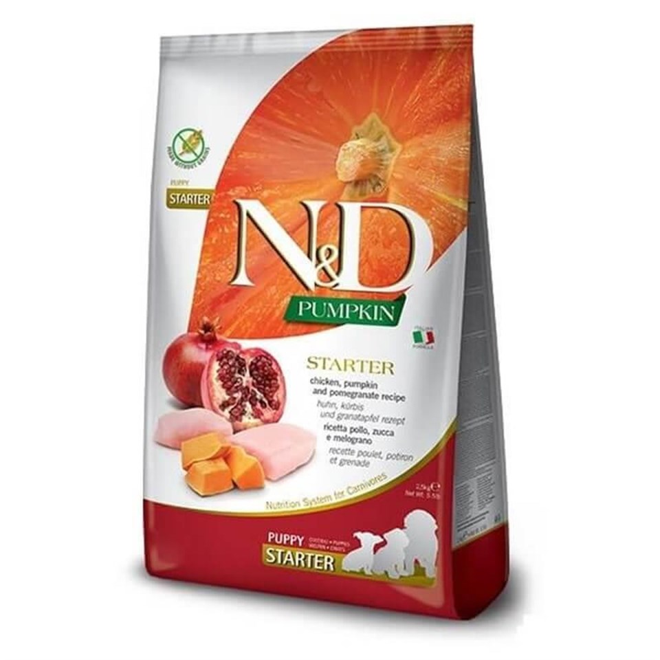 ND Tahılsız Starter Balkabak, Tavuk, Nar Yavru Köpek Maması 2,5 Kg