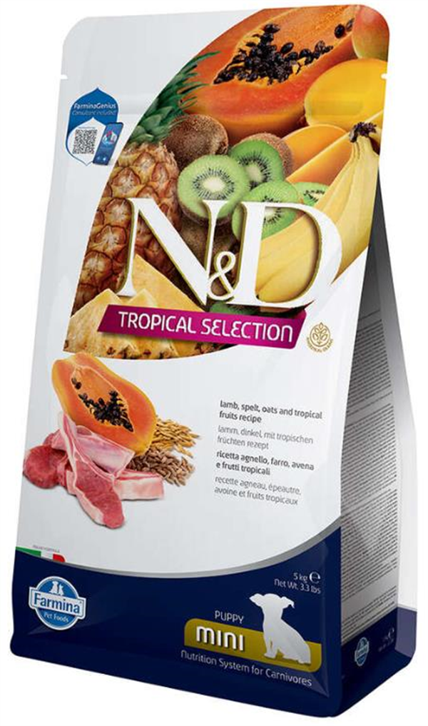 N&D Tropical Kuzulu Mini Irk Yavru Köpek Maması 5 Kg