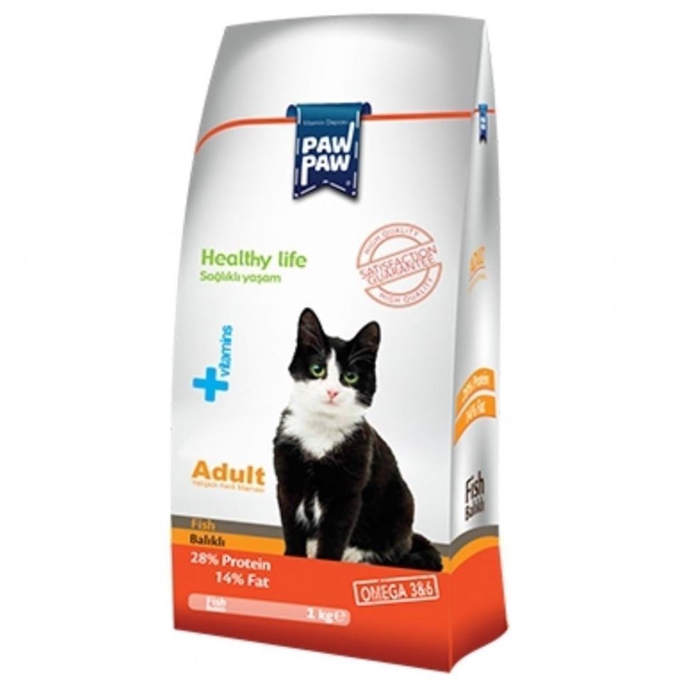 PAW PAW BALIKLI YETİŞKİN KEDİ MAMASI 15 KG