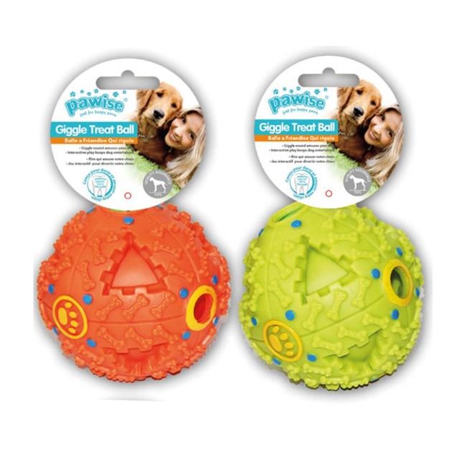 Pawise Sesli Ödül Topu Köpek Oyuncağı 7cm (Karışık Renkli)