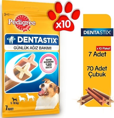 Pedigree Dentastix Small 110 gr 10 Adet Küçük Irk Köpek Ödül Maması