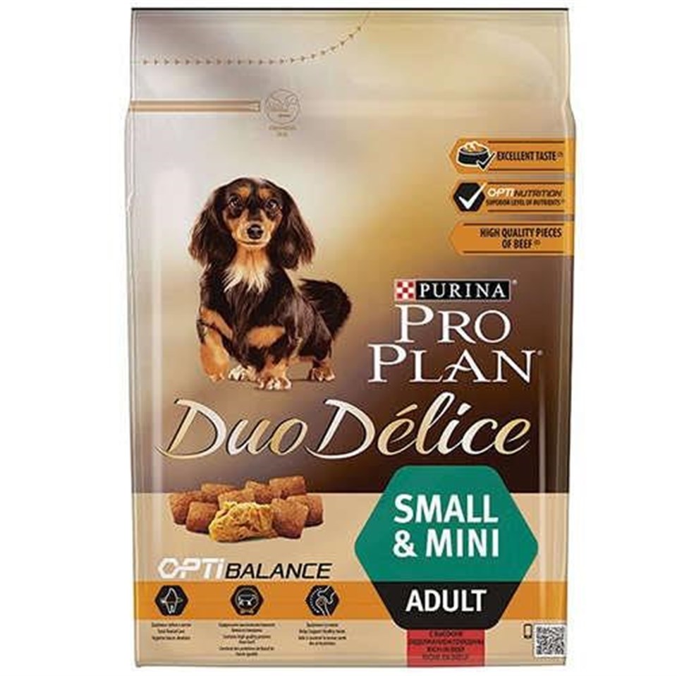 PRO PLAN 2,5KG SMALL ADULT SIĞIR ETİ DUO DELİCE