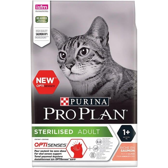 PRO PLAN KEDI STERILISED  SALMON & TUNA 3 Kg